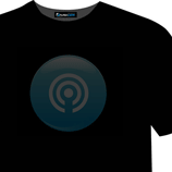Equalizer T-Qualizer T-Shirt Flashing Battery powered Shirt WiFI Detector Nerd Shirt for Geeks